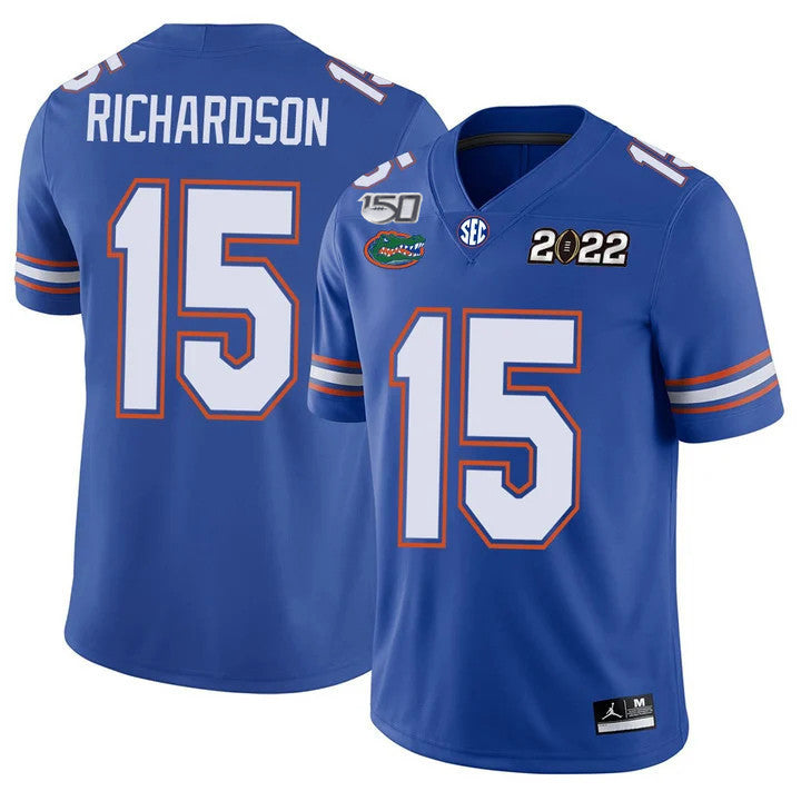 Men's Florida Gators Football 150th Anniversary Patch Players Jersey Collection - All Stitched