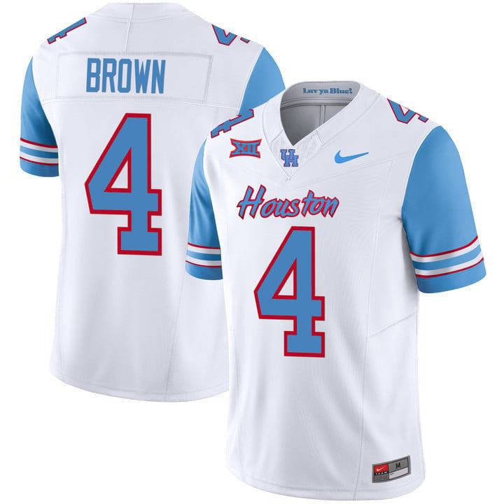 Youth's Houston Cougars 2023 Oilers Inspired Vapor Jersey - All Stitched