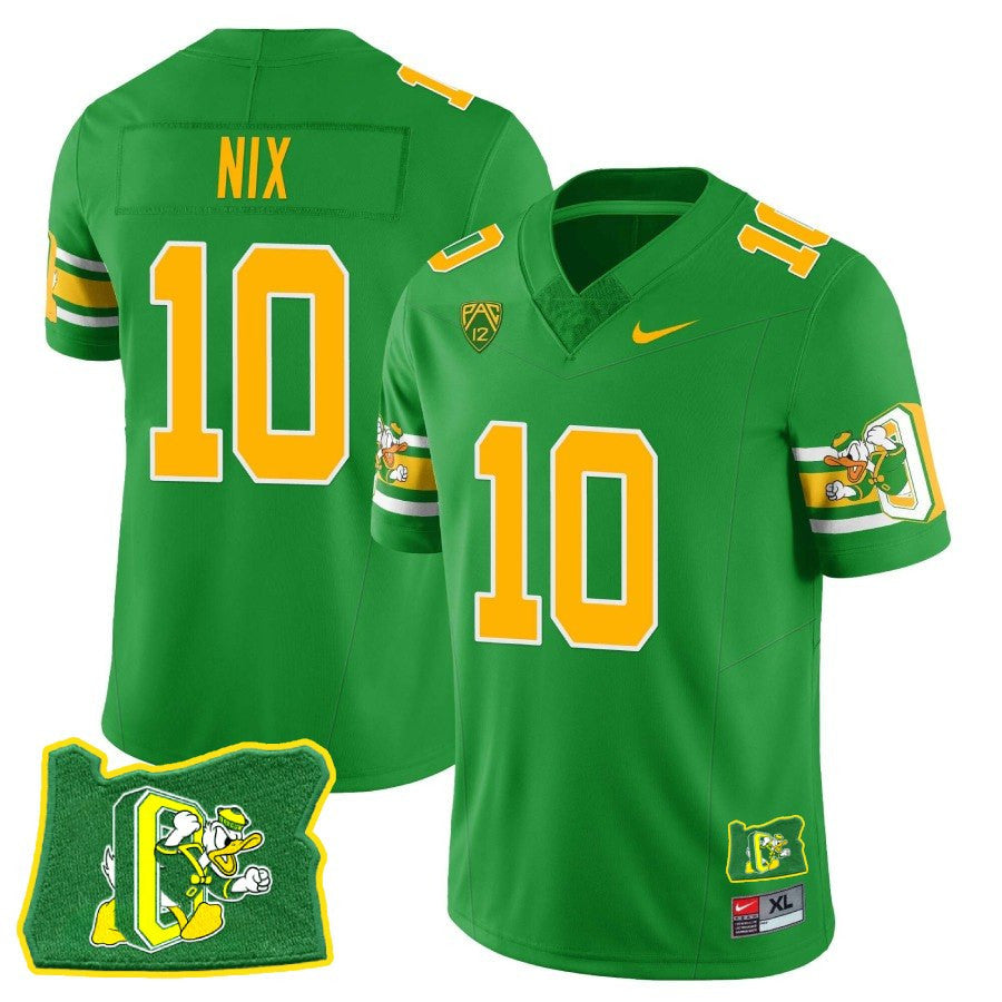 Womenâs Oregon Ducks âMighty Oregonâ Throwback Football Stitched Jersey â Oregon State