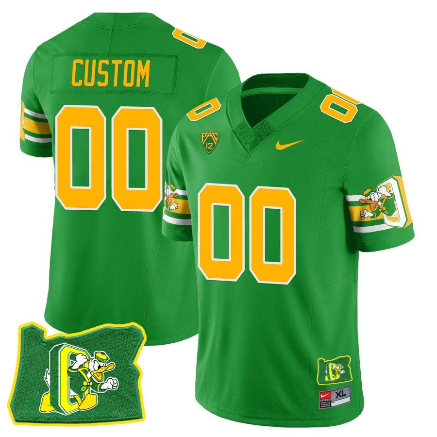 Womenâs Oregon Ducks âMighty Oregonâ Throwback Football Stitched Jersey â Oregon State