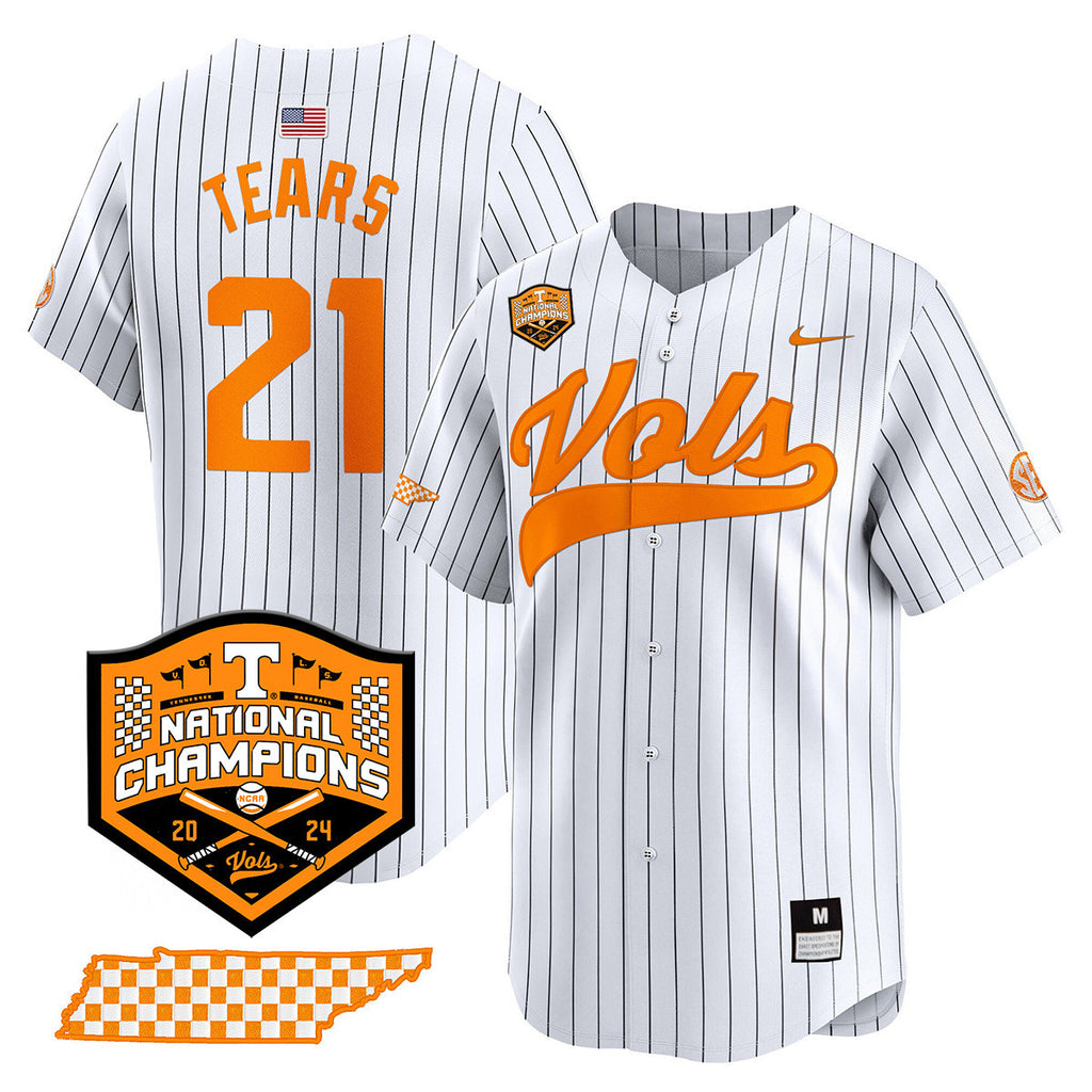 Men's Tennessee Volunteers 2024 National Champions Vapor Premier Limited Jersey - All Stitched