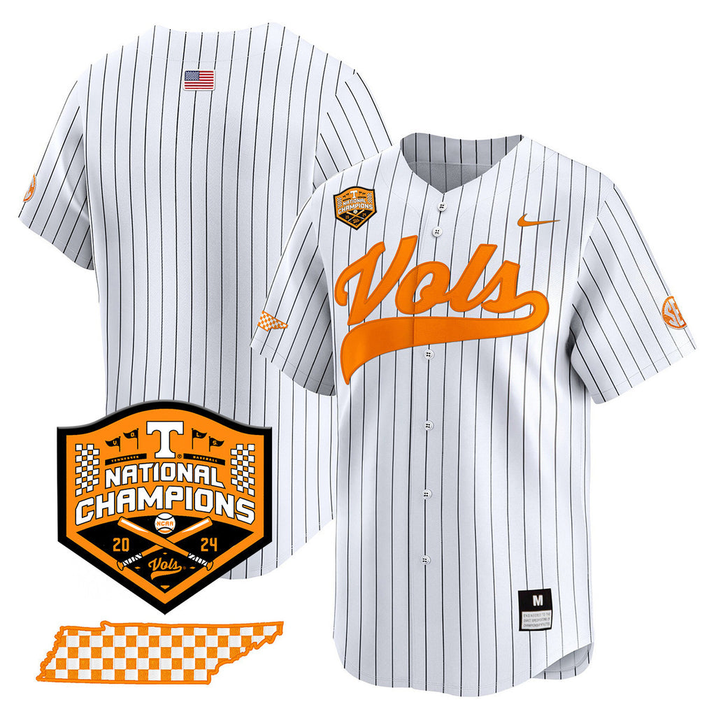 Men's Tennessee Volunteers 2024 National Champions Vapor Premier Limited Jersey - All Stitched