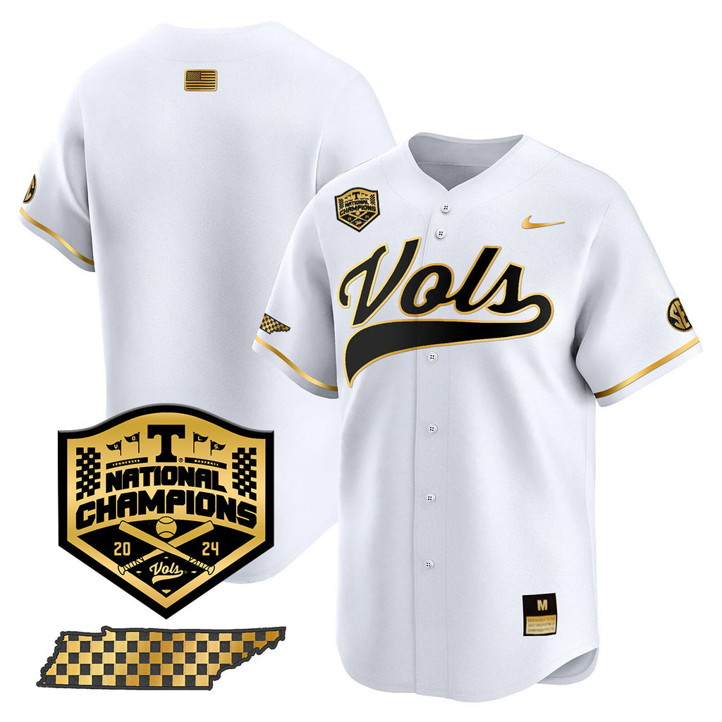 Men's Tennessee Volunteers 2024 National Champions Vapor Premier Limited Jersey - All Stitched
