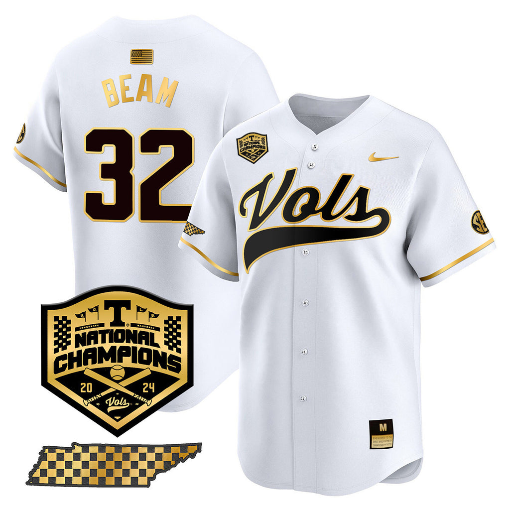 Men's Tennessee Volunteers 2024 National Champions Vapor Premier Limited Jersey - All Stitched