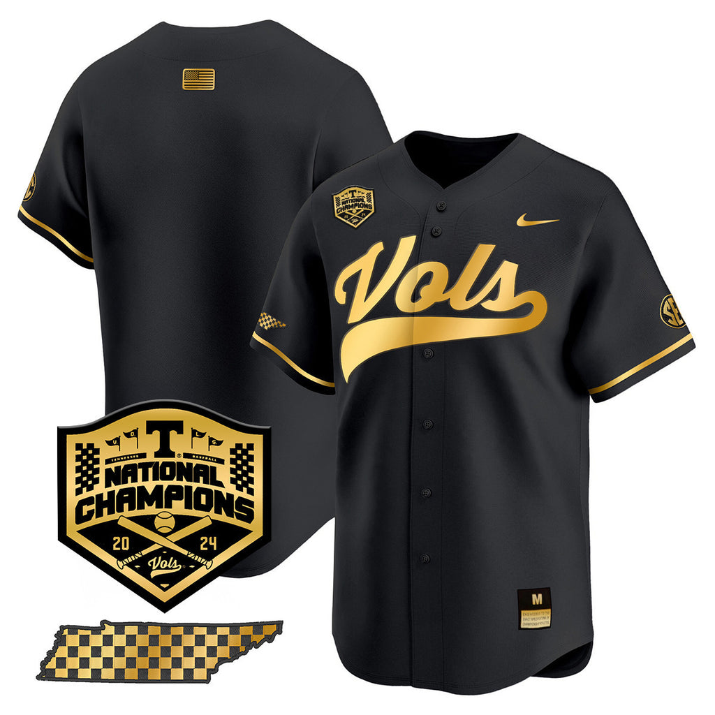 Men's Tennessee Volunteers 2024 National Champions Vapor Premier Limited Jersey - All Stitched