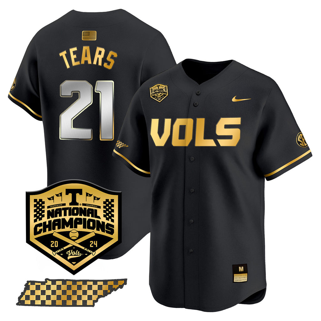 Men's Tennessee Volunteers 2024 National Champions Vapor Premier Limited Jersey V1 - All Stitched