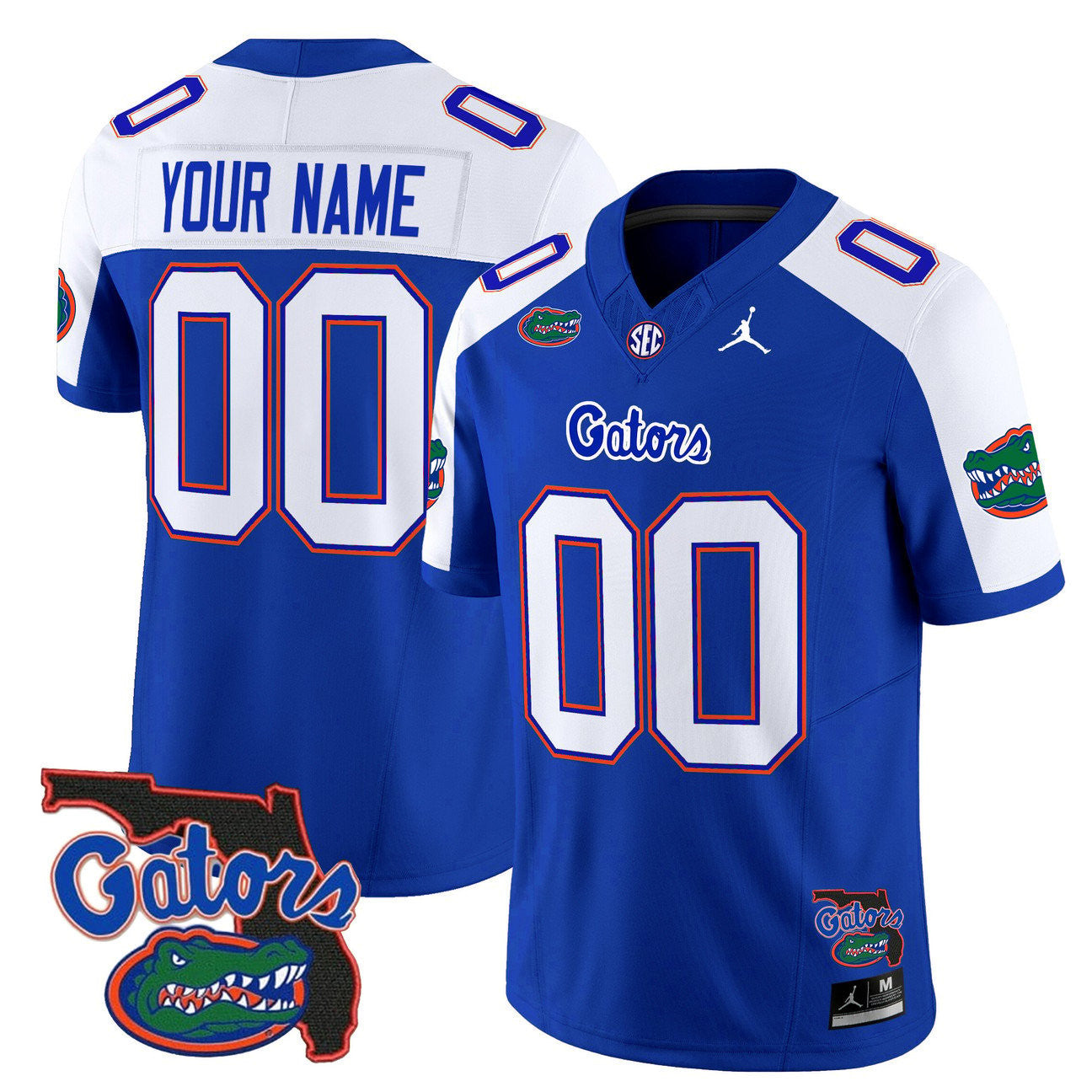 Florida Gators 2025 Florida Patch Vapor Limited Custom Jersey - All Stitched