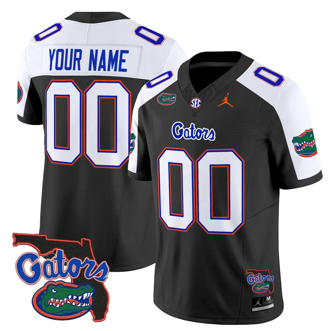 Florida Gators 2025 Florida Patch Vapor Limited Custom Jersey - All Stitched