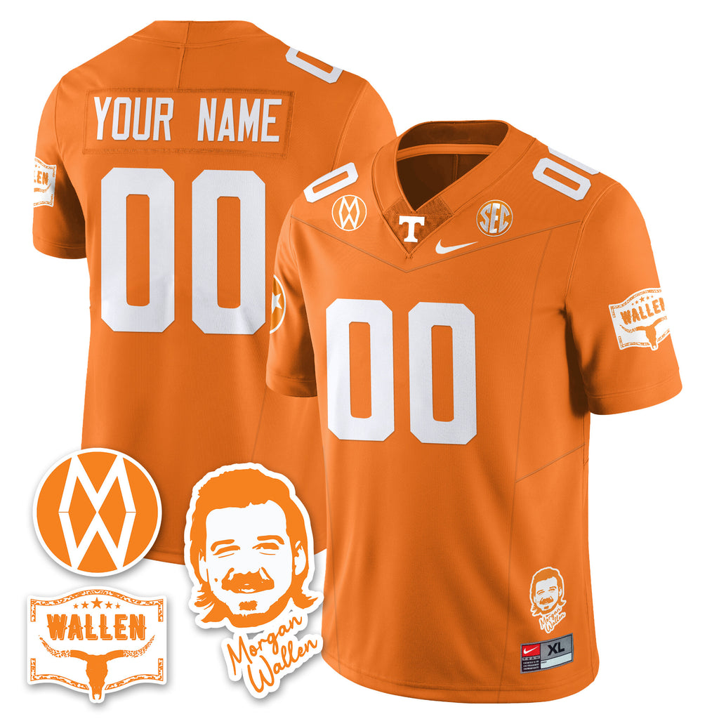 Women's Tennessee Volunteers Morgan Wallen 2025 Jersey - All Stitched