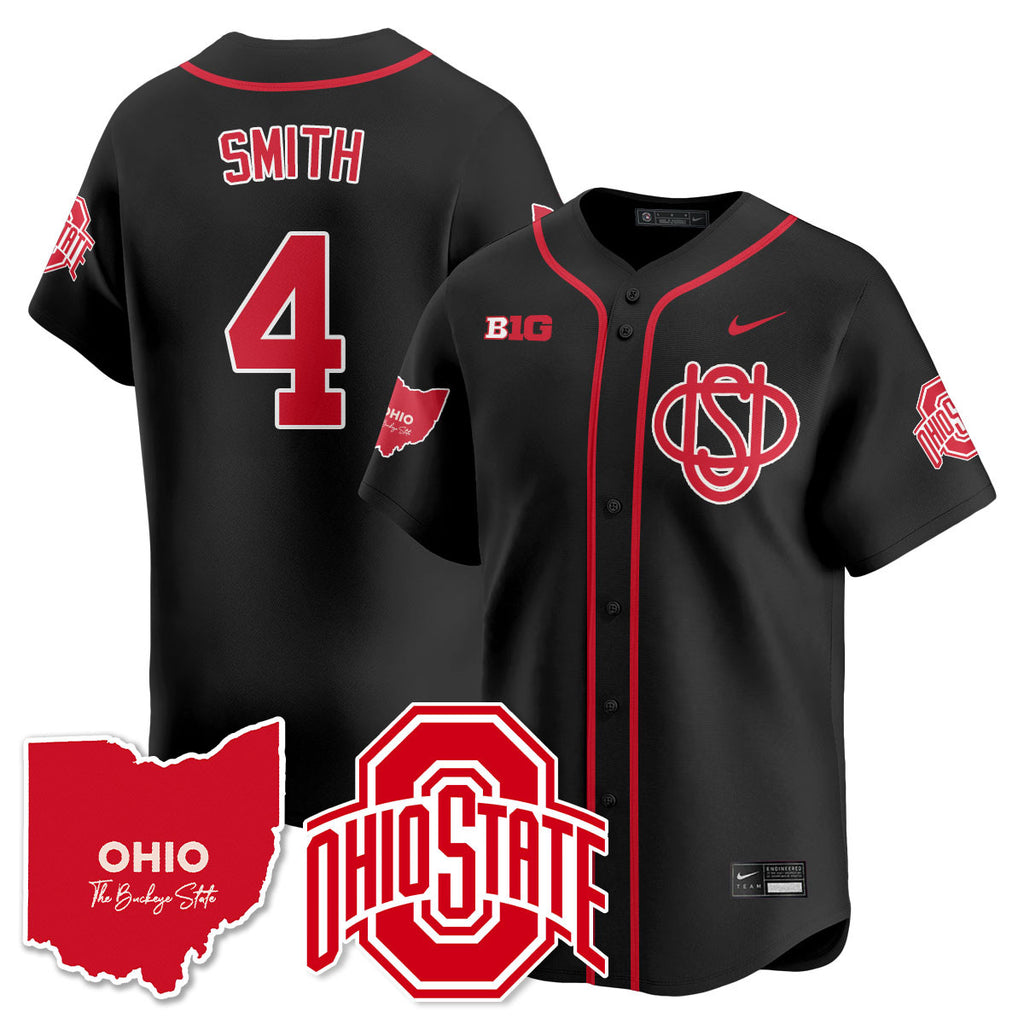 Men's Ohio State Buckeyes 2025 Wordmark Jersey - All Stitched