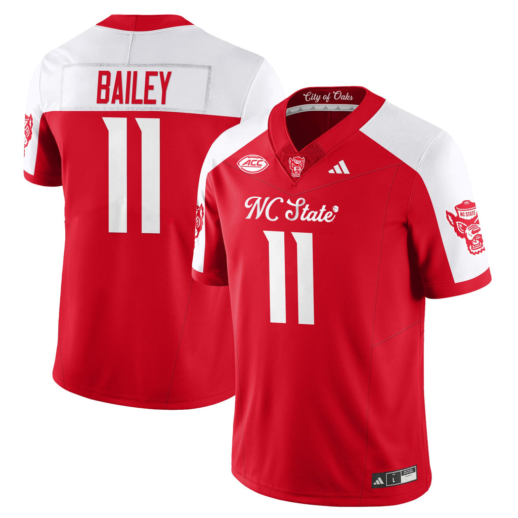 Men's NC State Wolfpack Football "City of Oaks" Jersey - All Stitched