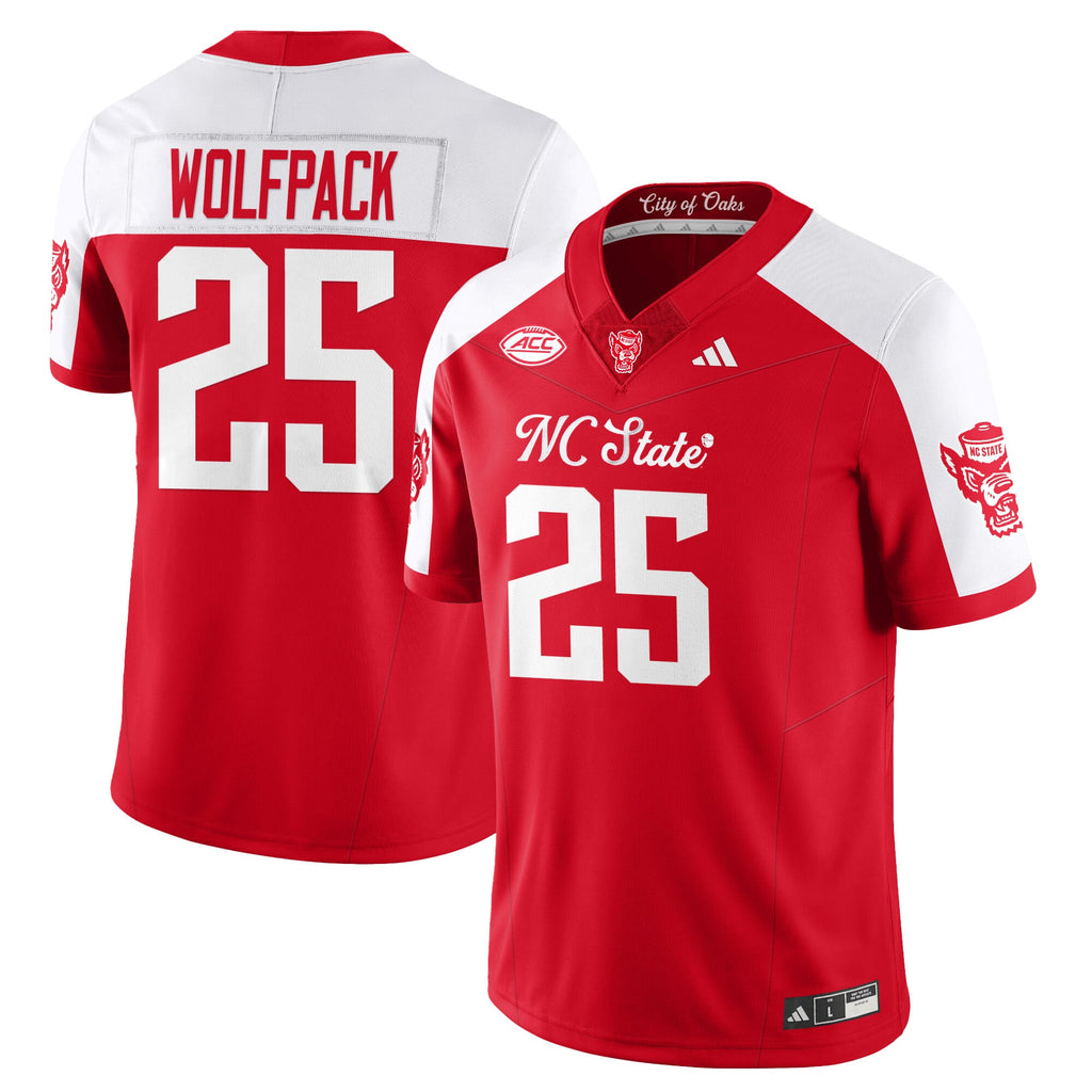 Men's NC State Wolfpack Football "City of Oaks" Jersey - All Stitched