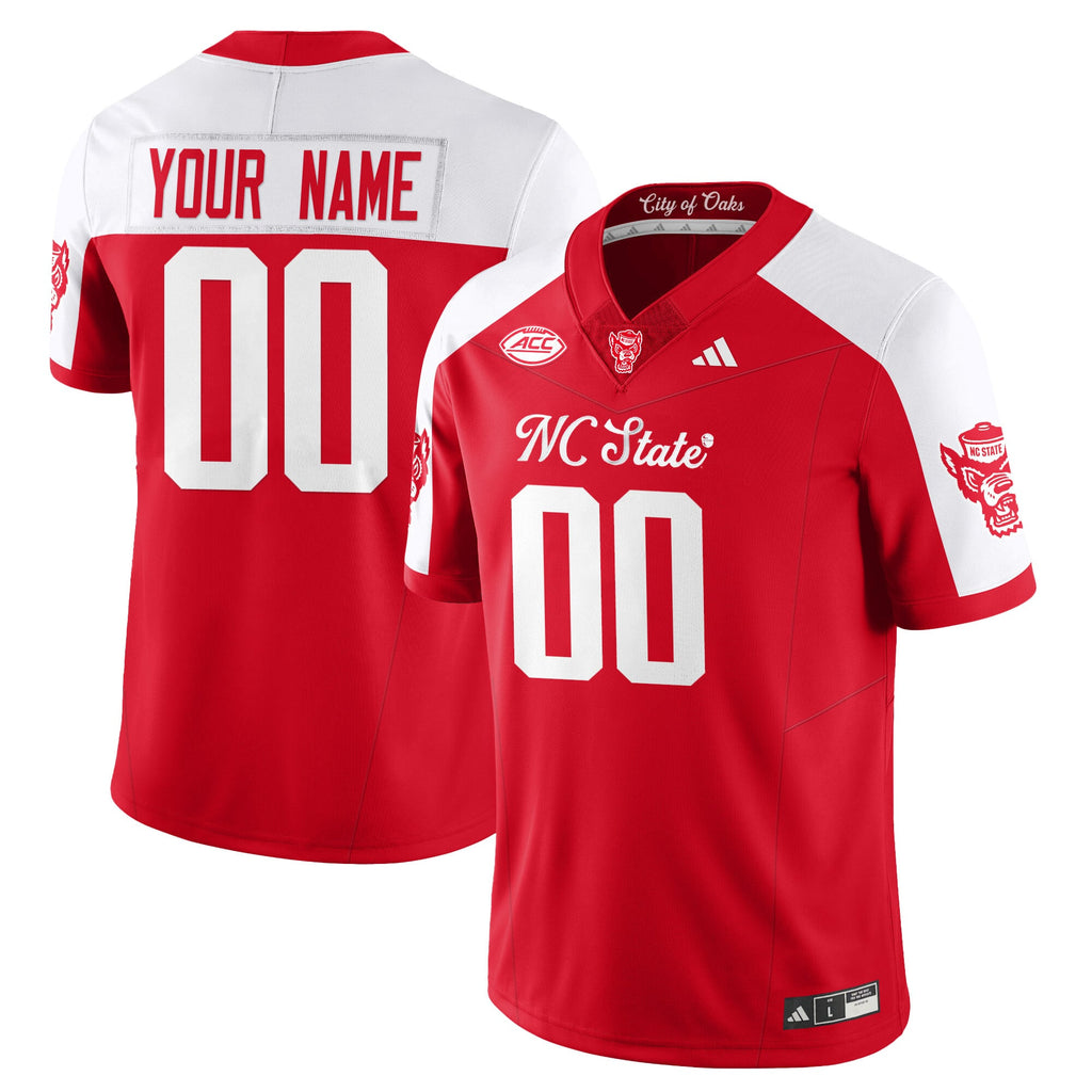 Men's NC State Wolfpack Football "City of Oaks" Jersey - All Stitched