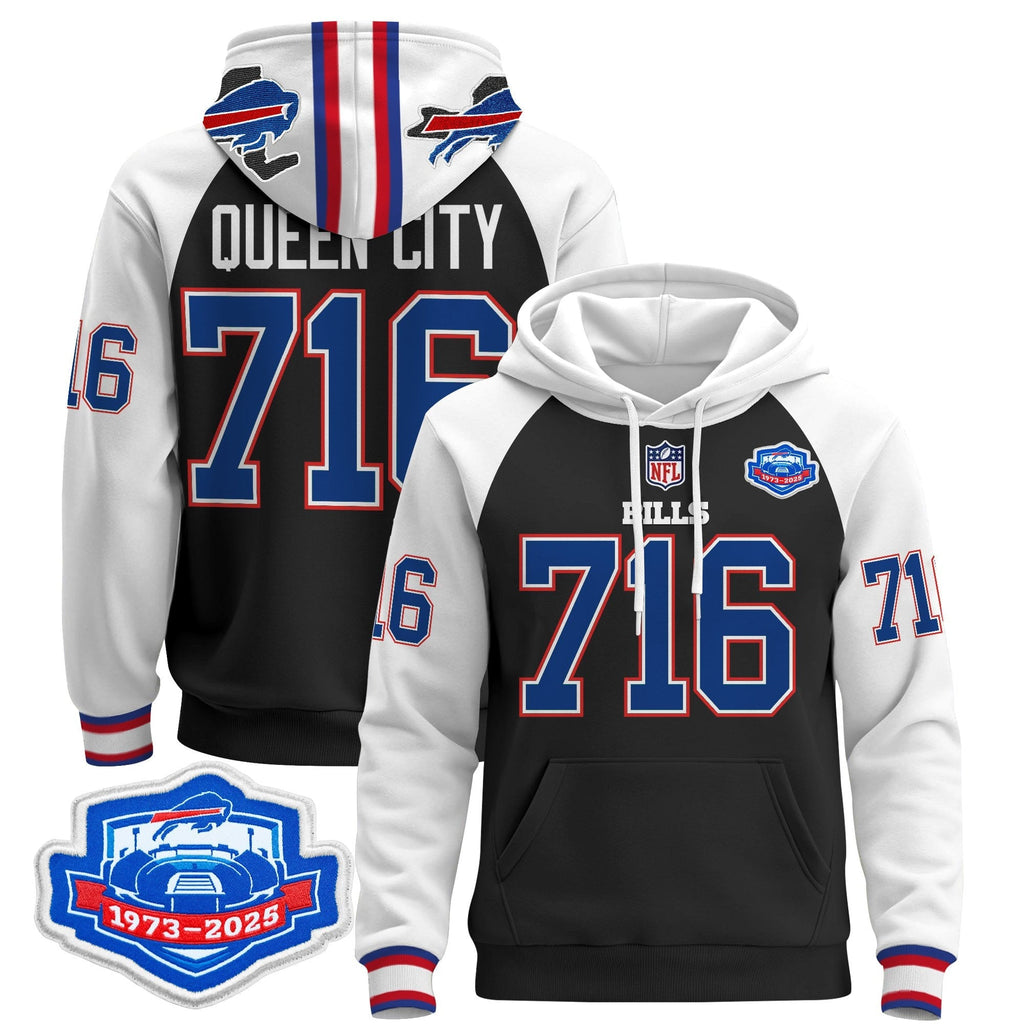 BUF 2025 Farewell Season Patch Pullover Hoodie - All Stitched