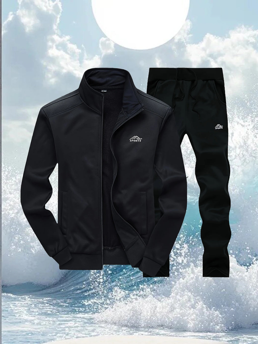 Spring and autumn collection of two-piece men’s casual suits.