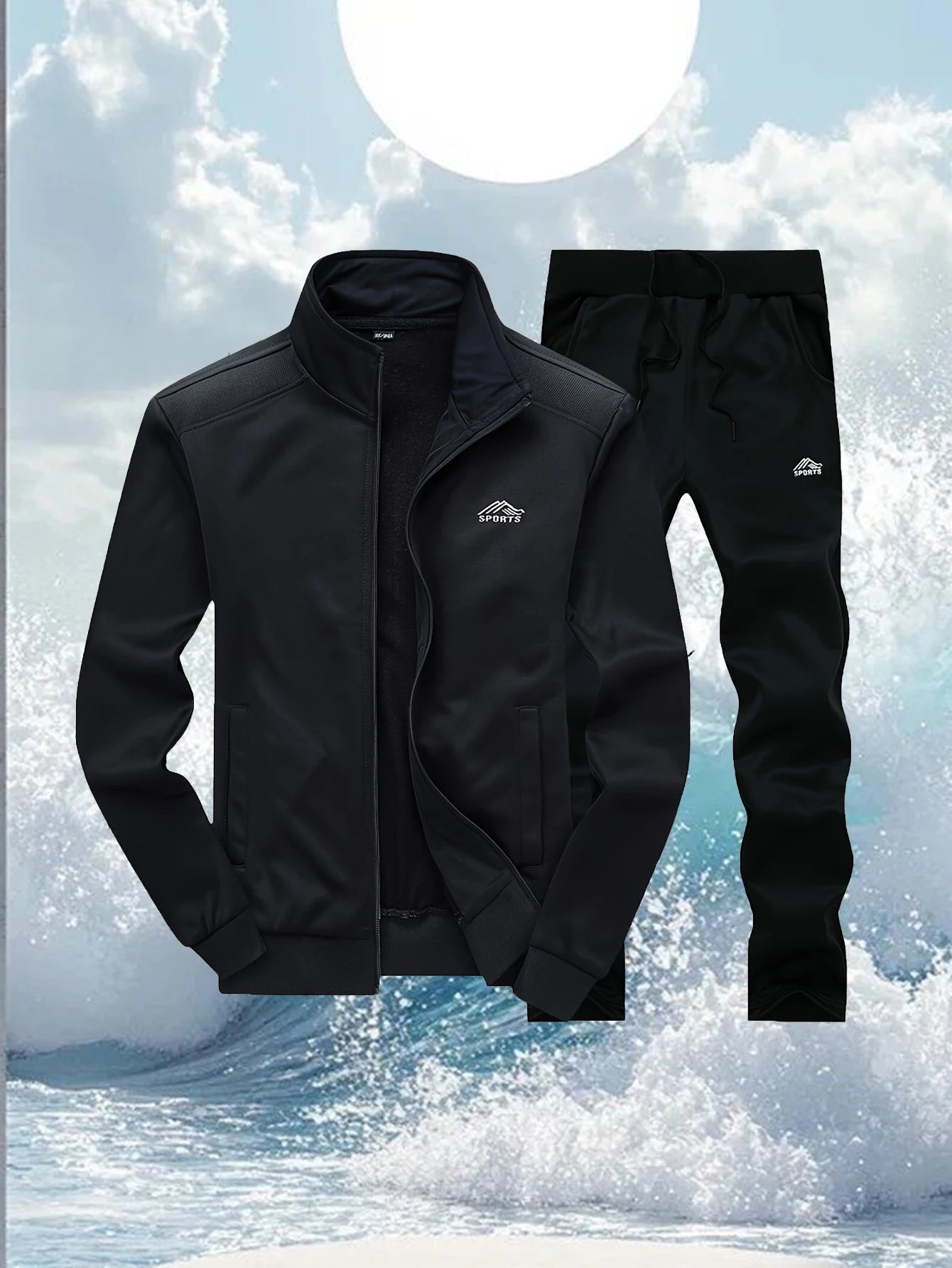 Spring and autumn collection of two-piece men’s casual suits.
