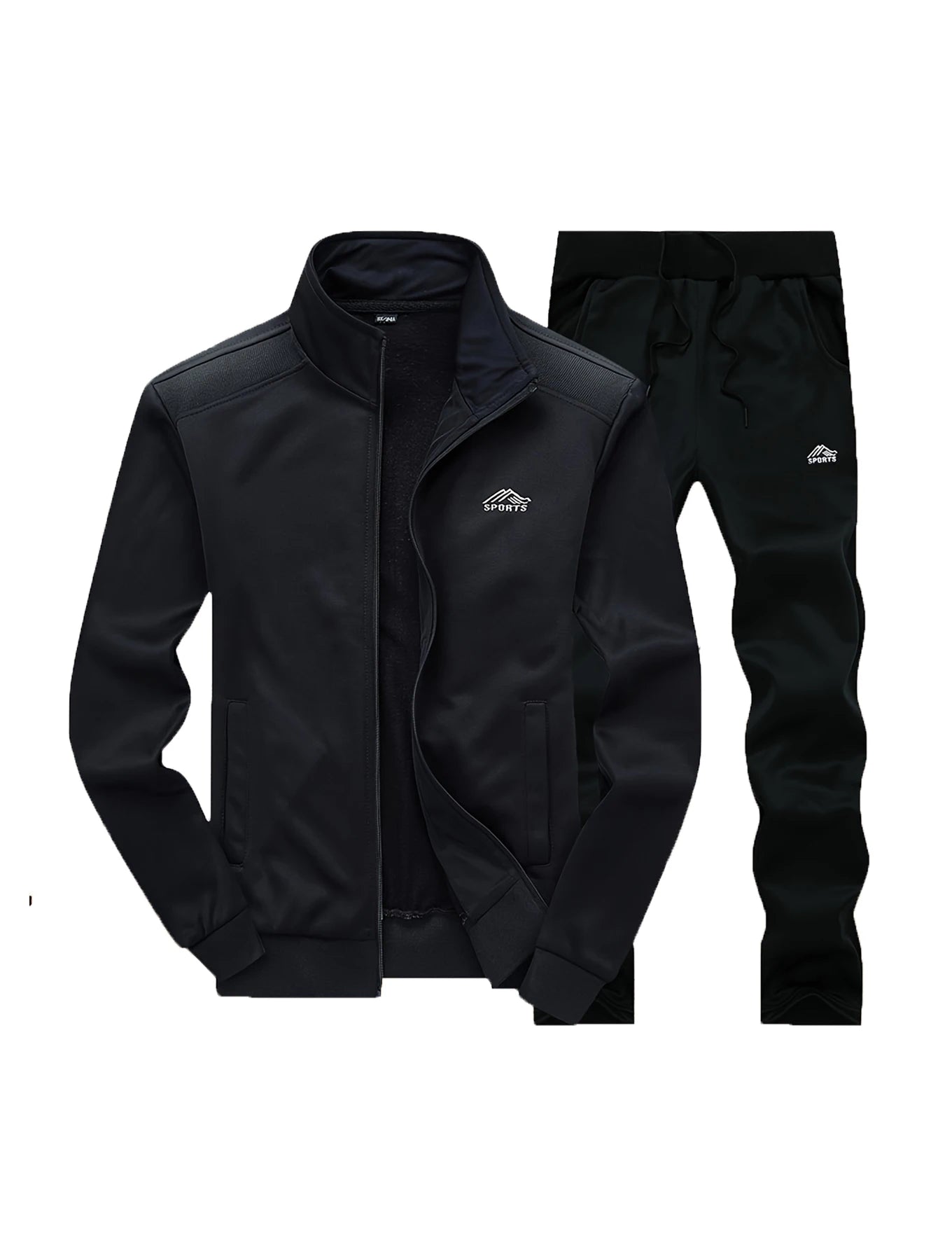 Spring and autumn collection of two-piece men’s casual suits.