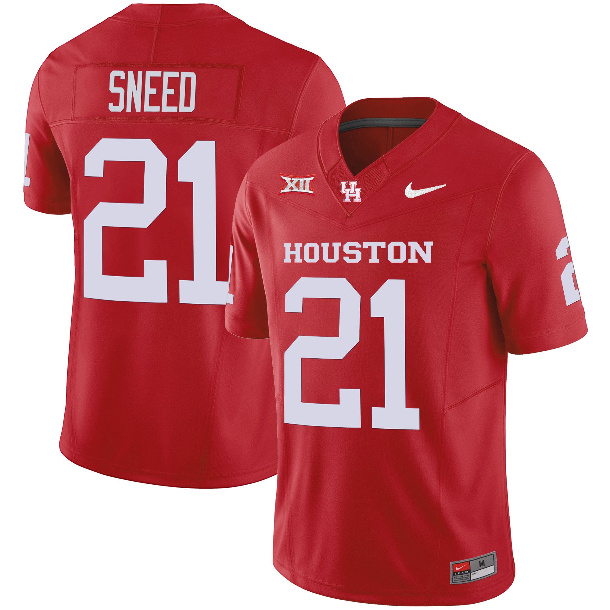 Men's Houston Cougars 2023 Oilers Inspired Vapor Jersey V4 - All Stitched