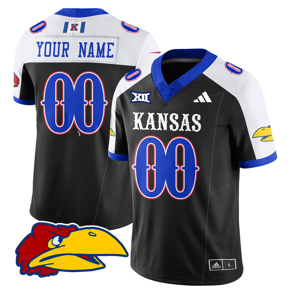 Men's Kansas Jayhawks Football 2025 Limited Jersey - All Stitched