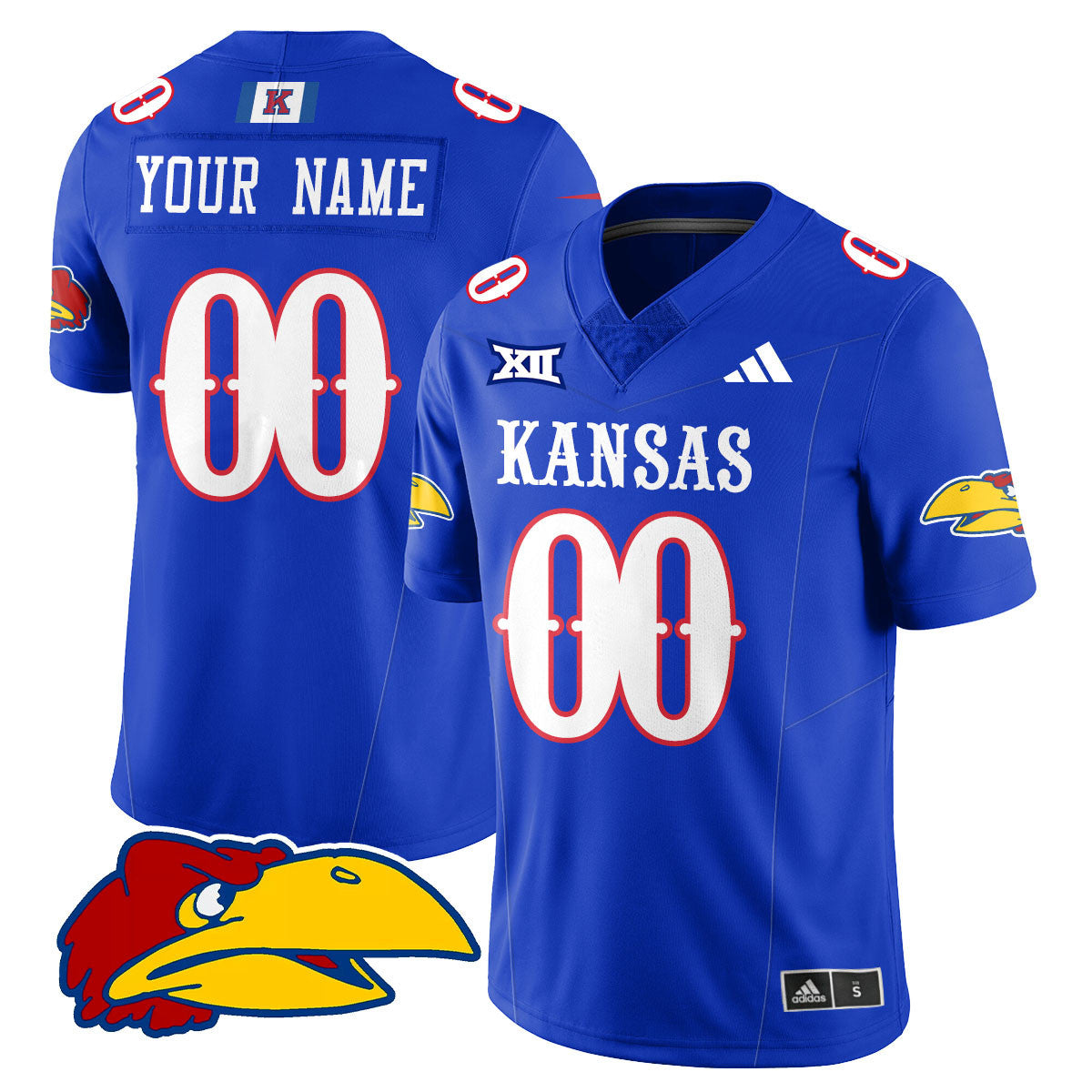 Men's Kansas Jayhawks Football 2025 Limited Jersey - All Stitched