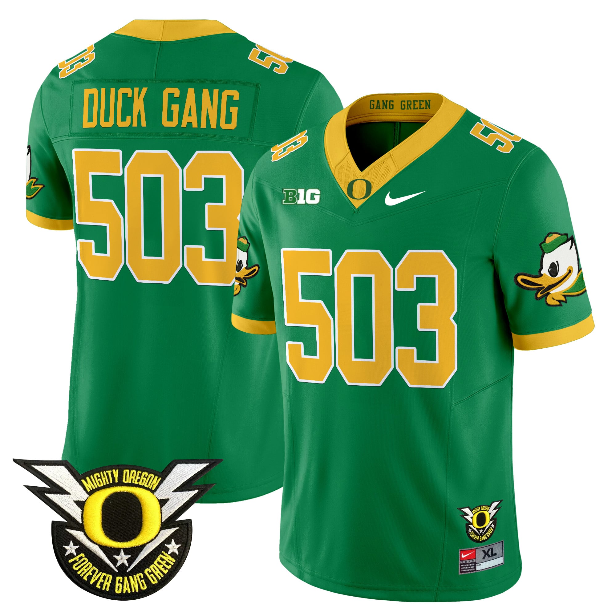 Women's Oregon Ducks 2025 Vapor Limited Jersey V2 - All Stitched