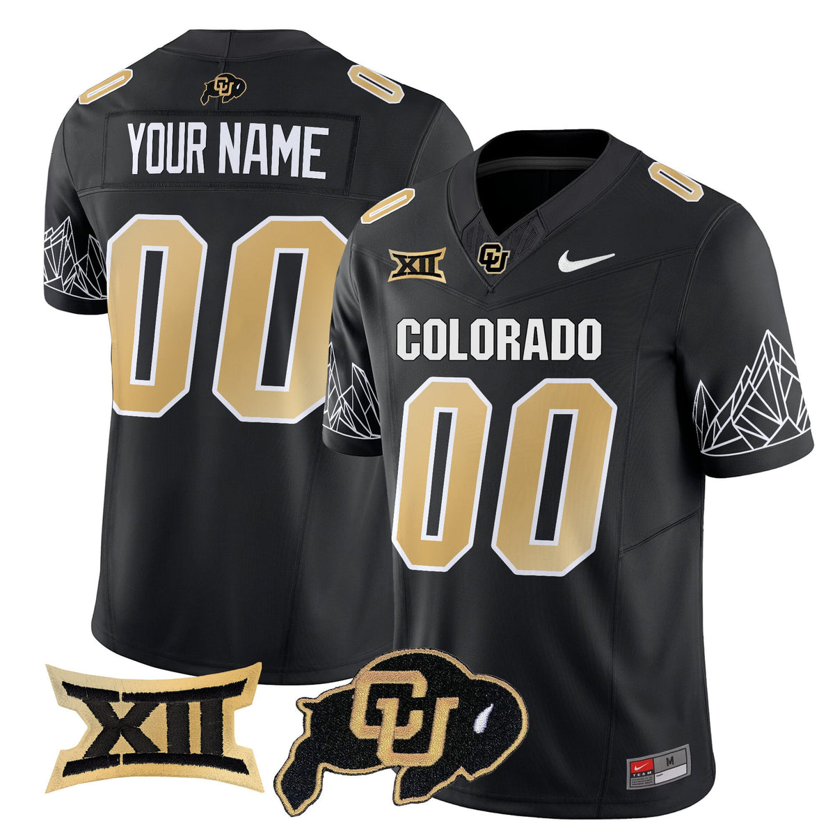 Colorado Buffaloes 2025 Vapor Limited Custom Jersey V2 - All Stitched