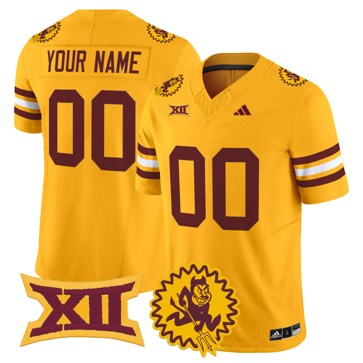 Arizona State Sun Devils 1975 Throwback Vapor Limited Custom Jersey - All Stitched