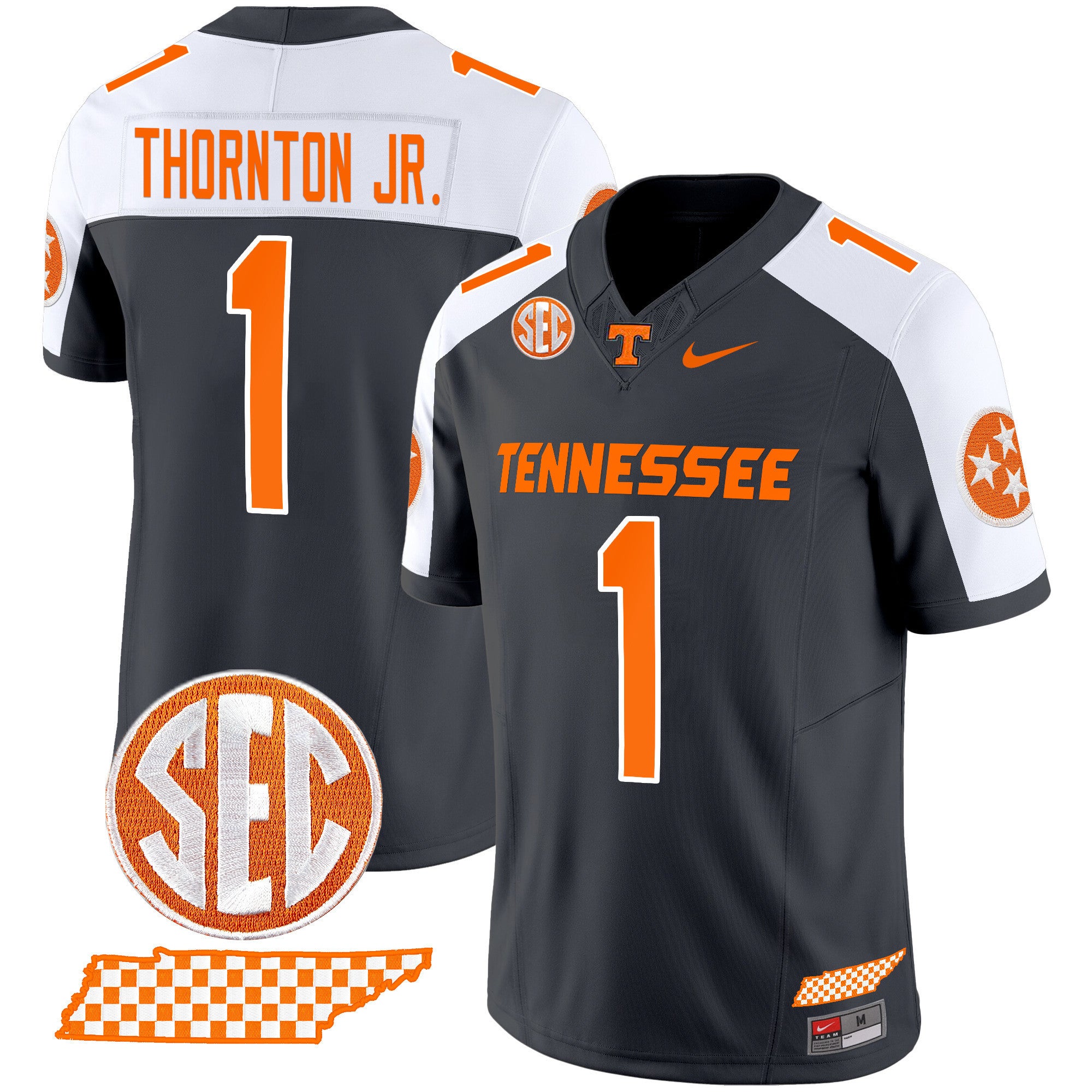 Men's Tennessee Volunteers 2024 Checkerboard Vapor Limited Jersey - All Stitched