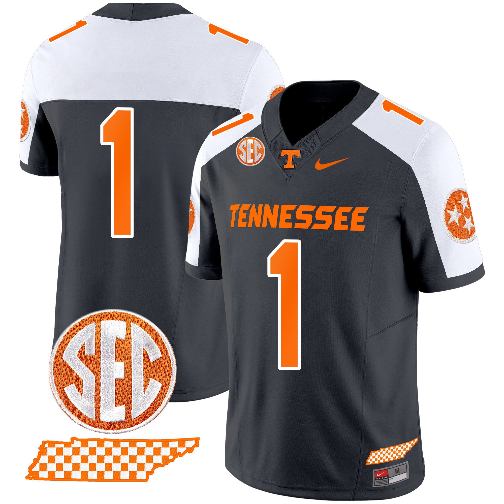 Men's Tennessee Volunteers 2024 Checkerboard Vapor Limited Jersey - All Stitched