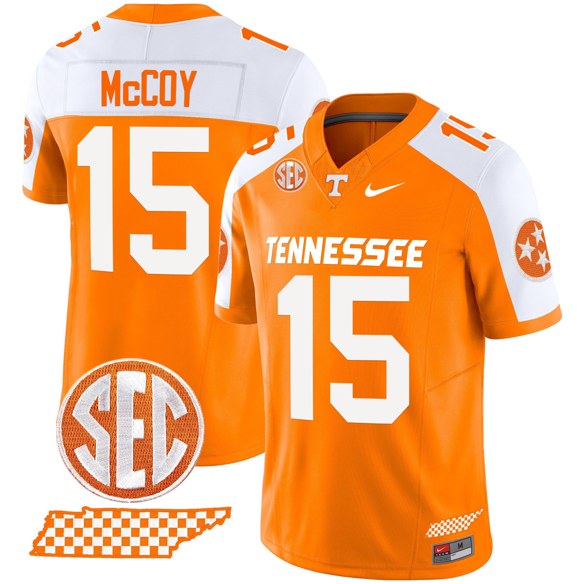 Men's Tennessee Volunteers 2024 Checkerboard Vapor Limited Jersey - All Stitched