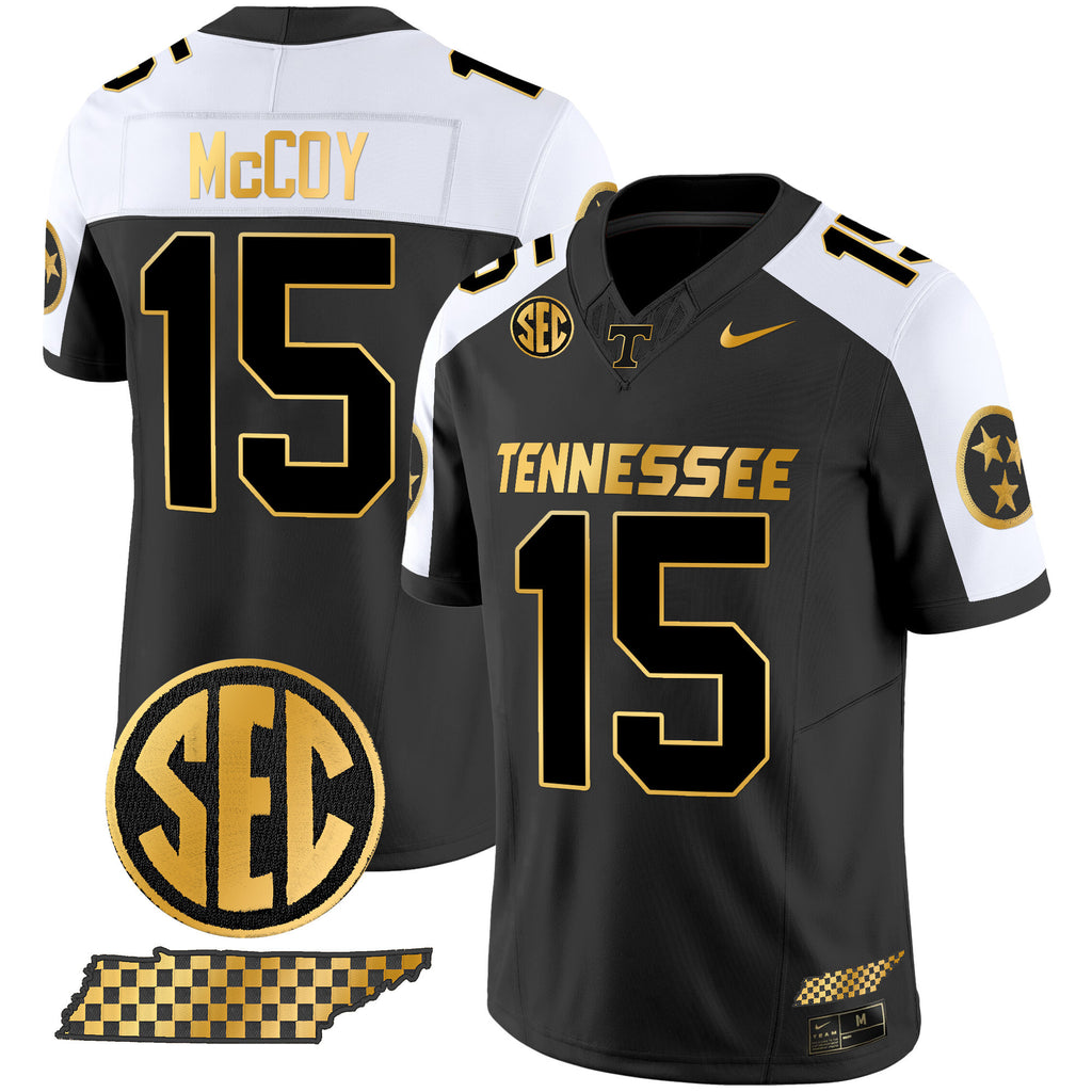Men's Tennessee Volunteers 2024 Gold Vapor Premier Limited Jersey - All Stitched