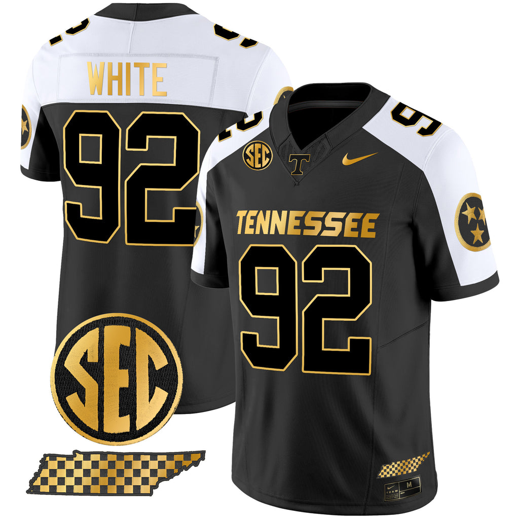 Men's Tennessee Volunteers 2024 Gold Vapor Premier Limited Jersey - All Stitched