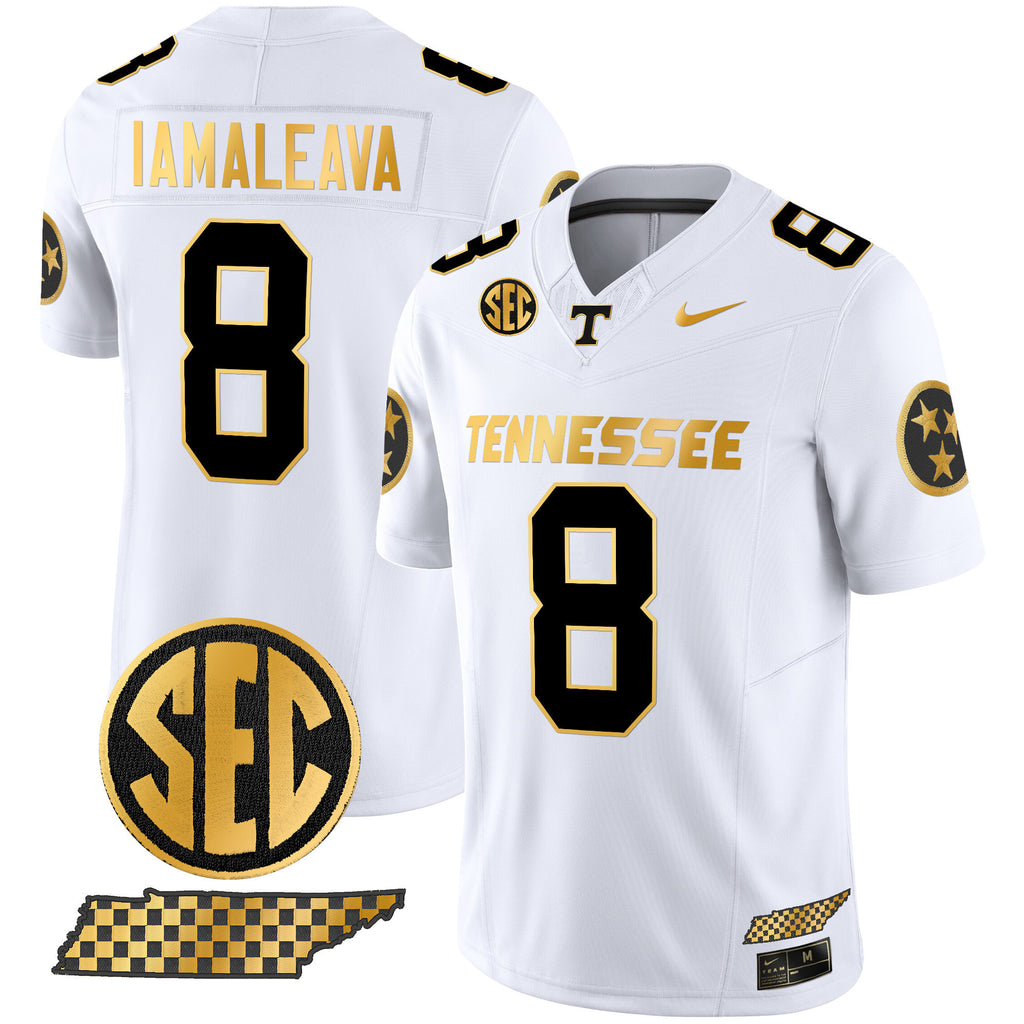 Men's Tennessee Volunteers 2024 Gold Vapor Premier Limited Jersey - All Stitched