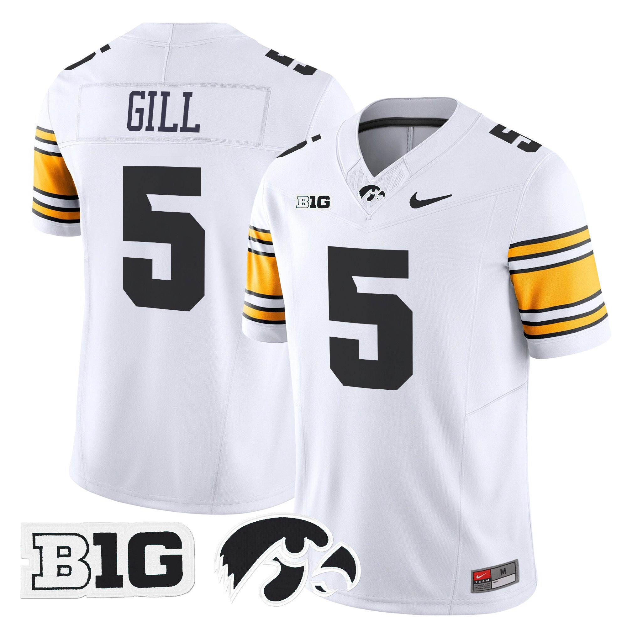 Men's Iowa Hawkeyes 2024 Vapor Limited Jersey - All Stitched
