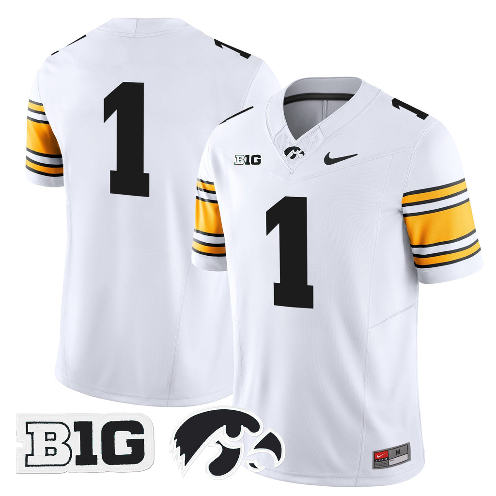 Men's Iowa Hawkeyes 2024 Vapor Limited Jersey - All Stitched