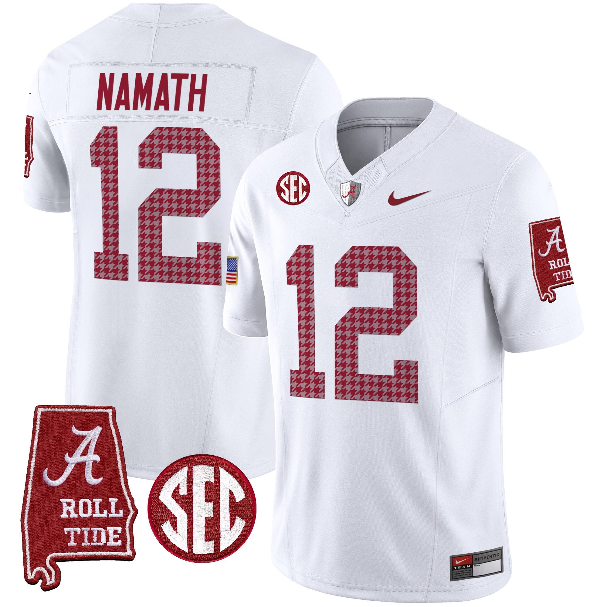Men's Alabama Crimson Tide Pro Combat Vapor Limited Jersey - All Stitched