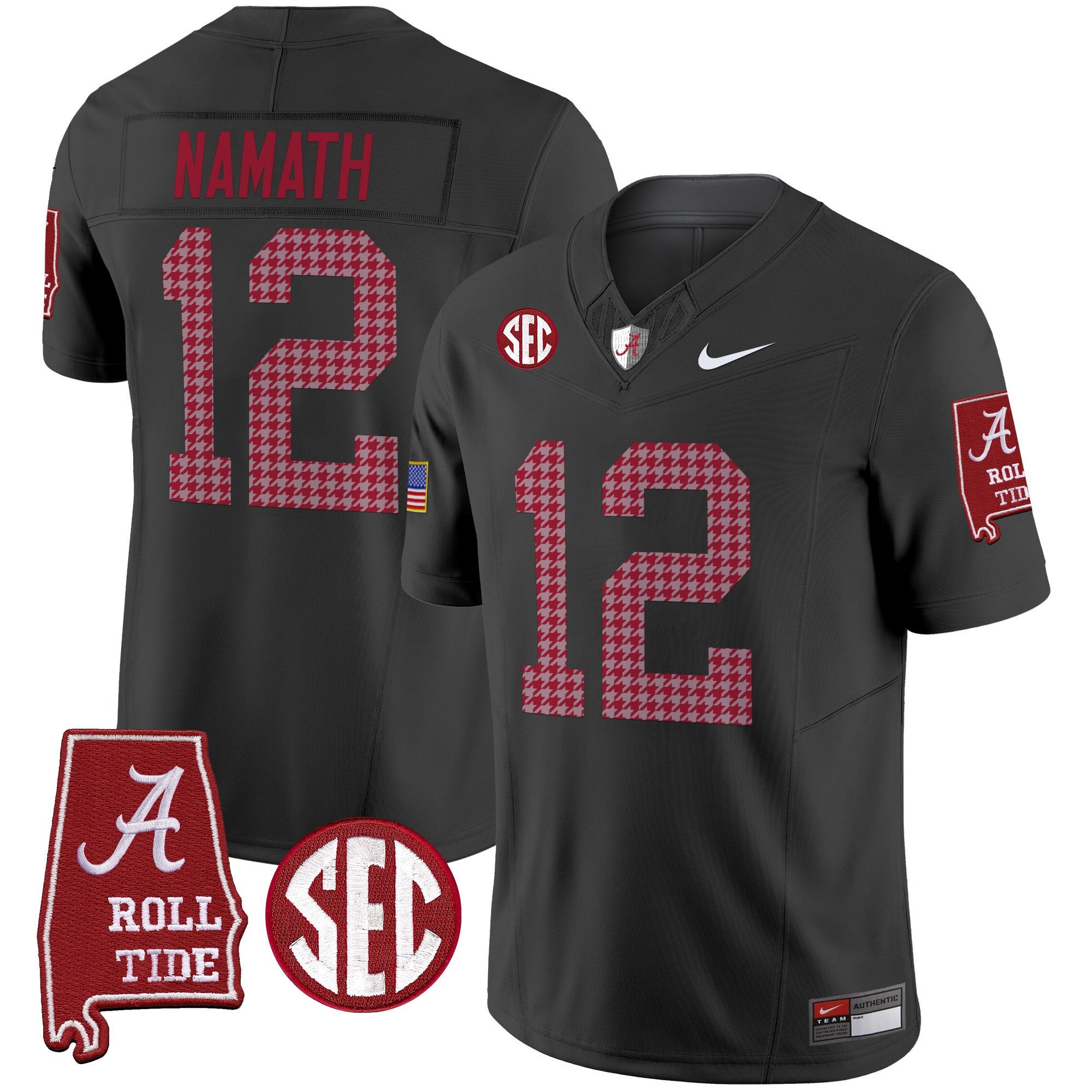 Men's Alabama Crimson Tide Pro Combat Vapor Limited Jersey - All Stitched