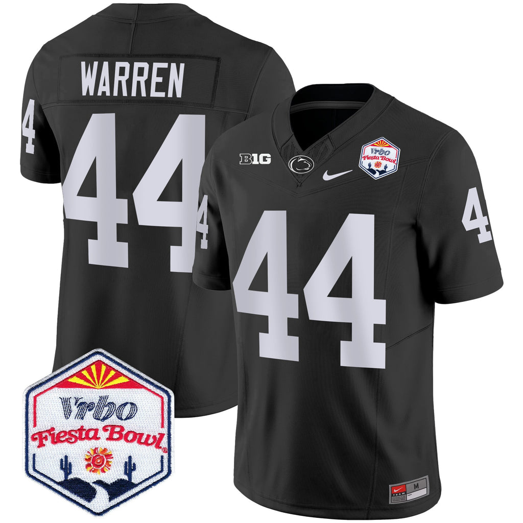 Men's Penn State Nittany Lions 2024 The Fiesta Bowl Patch Vapor Limited Jersey - All Stitched