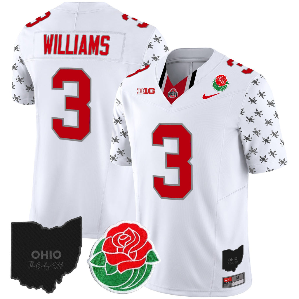 Men's Ohio State Buckeyes Rose Bowl Vapor Limited Jersey - All Stitched