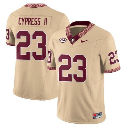 Menâs Florida State Seminoles Football Vapor Gold Jersey â All Stitched
