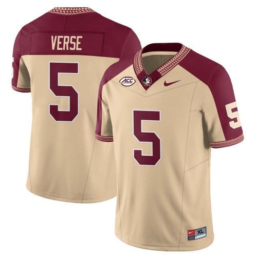 Menâs Florida State Seminoles Football Vapor Gold Jersey â All Stitched