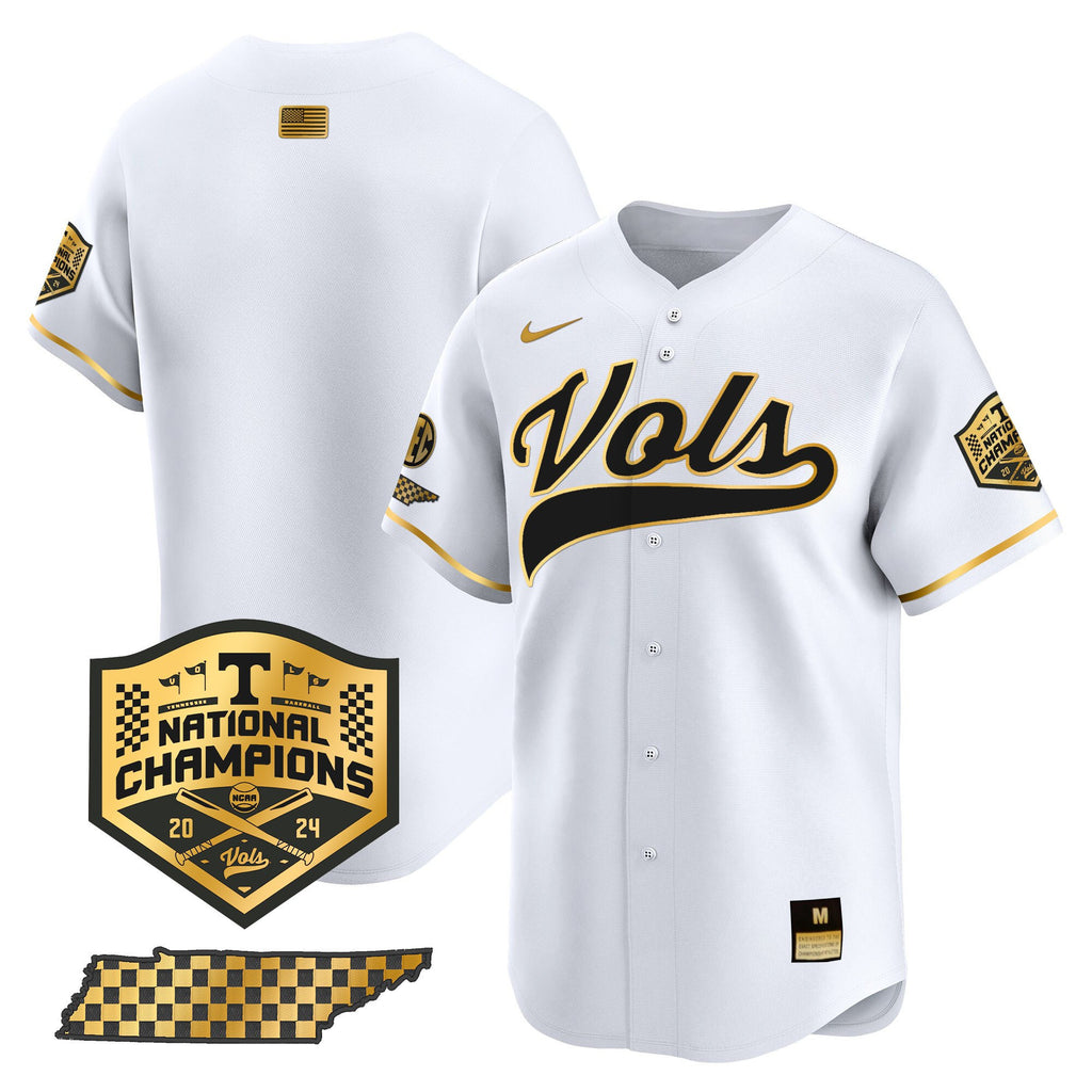 Men's Tennessee Volunteers 2024 Champions Vapor Premier Limited Jersey - All Stitched