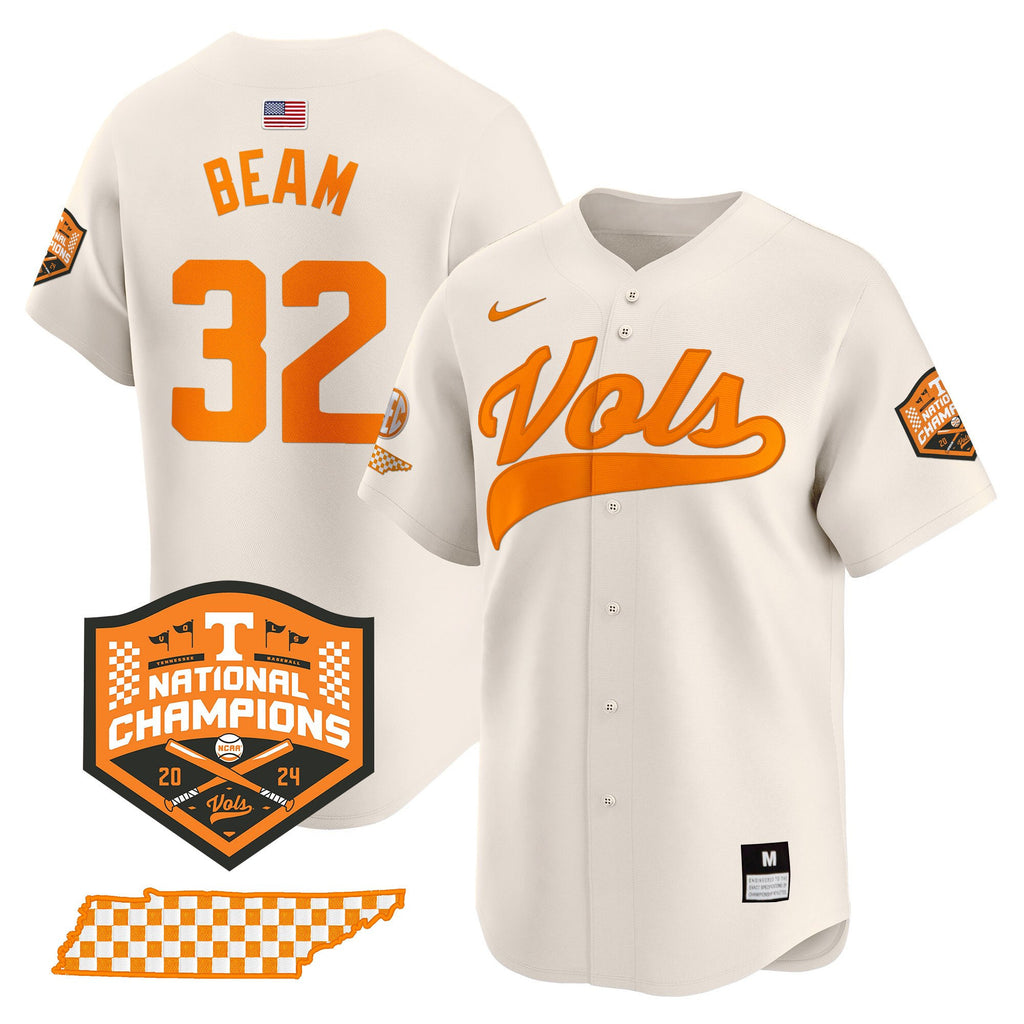 Men's Tennessee Volunteers 2024 Champions Vapor Premier Limited Jersey - All Stitched