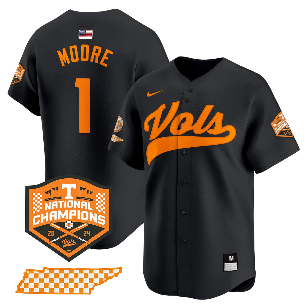 Men's Tennessee Volunteers 2024 Champions Vapor Premier Limited Jersey - All Stitched