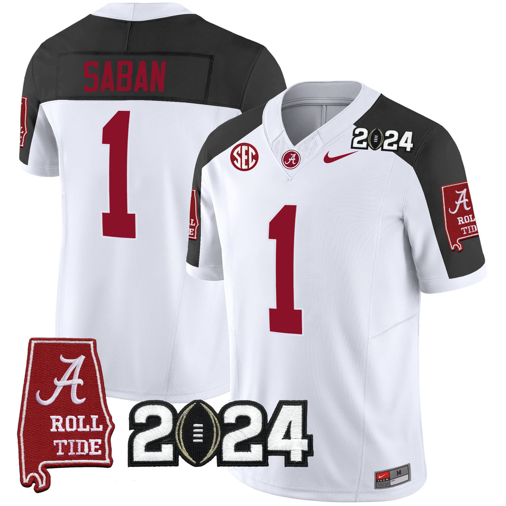 Men's Alabama Crimson Tide 2024 Vapor Limited Jersey - All Stitched
