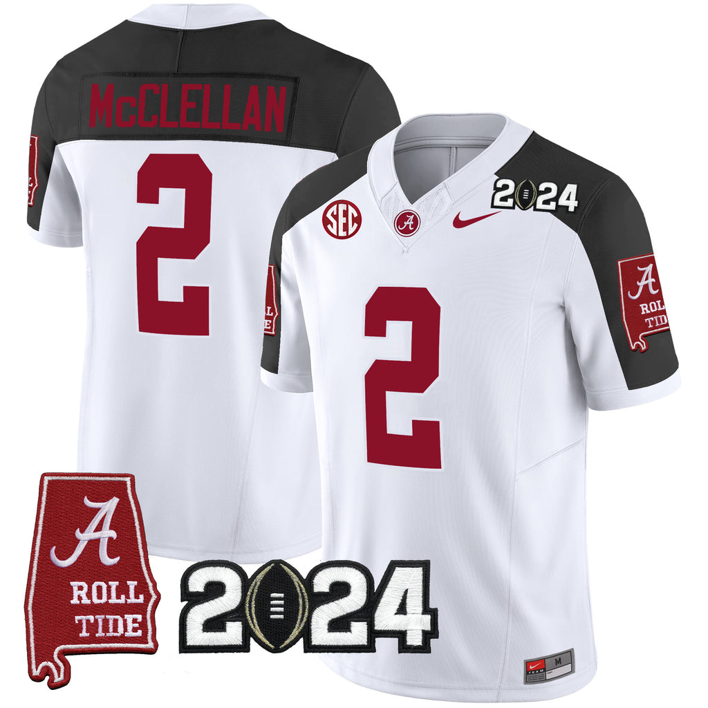 Men's Alabama Crimson Tide 2024 Vapor Limited Jersey - All Stitched