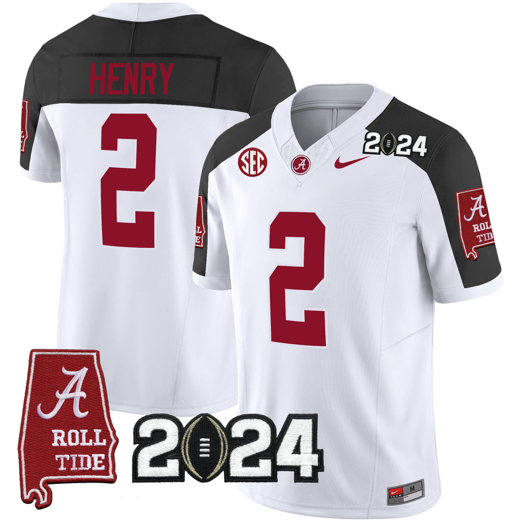 Men's Alabama Crimson Tide 2024 Vapor Limited Jersey - All Stitched