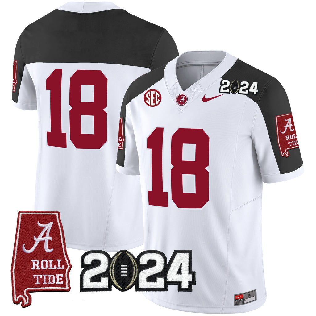 Men's Alabama Crimson Tide 2024 Vapor Limited Jersey - All Stitched