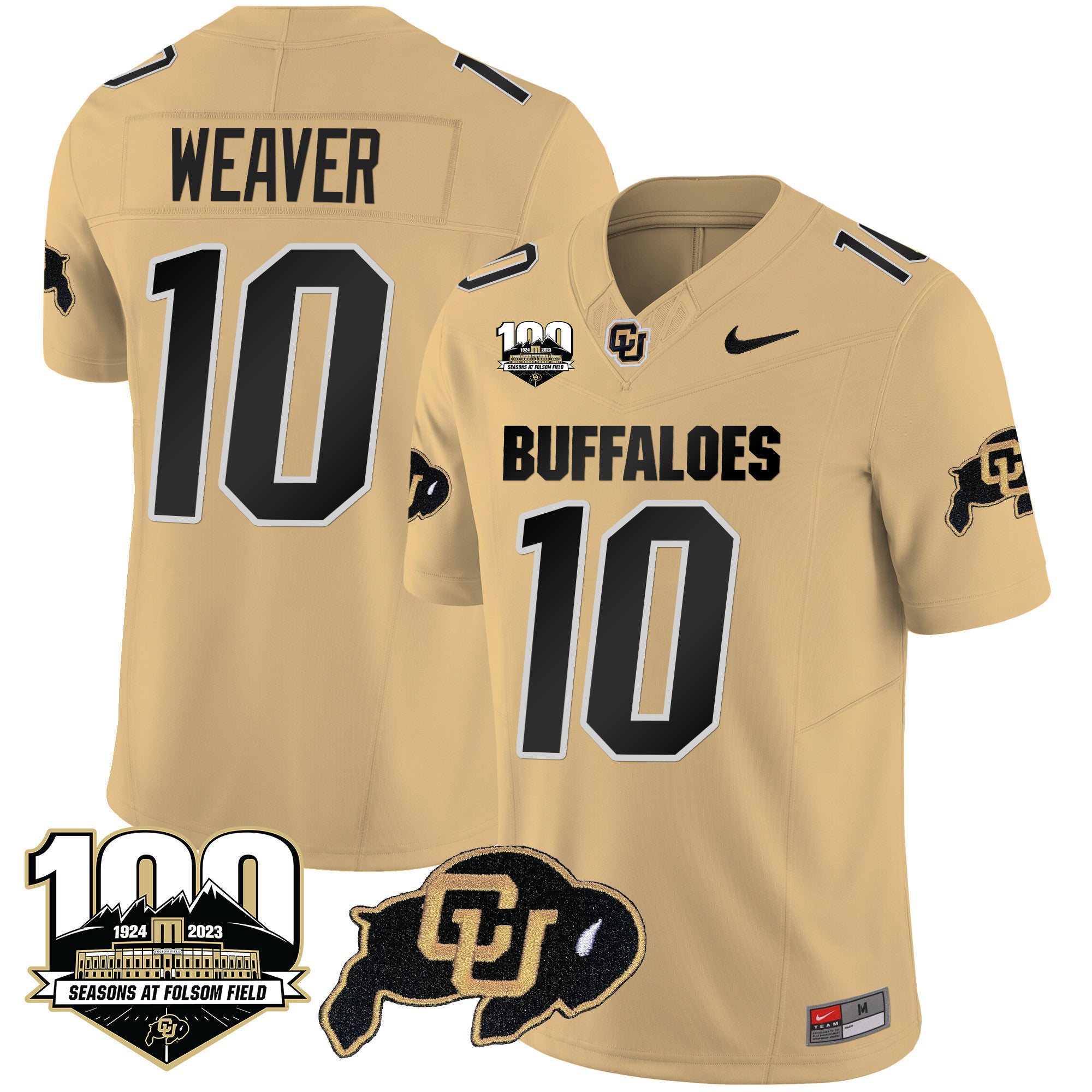 Men's Colorado Buffaloes 100 Seasons Patch Vapor Limited Jersey - All Stitched
