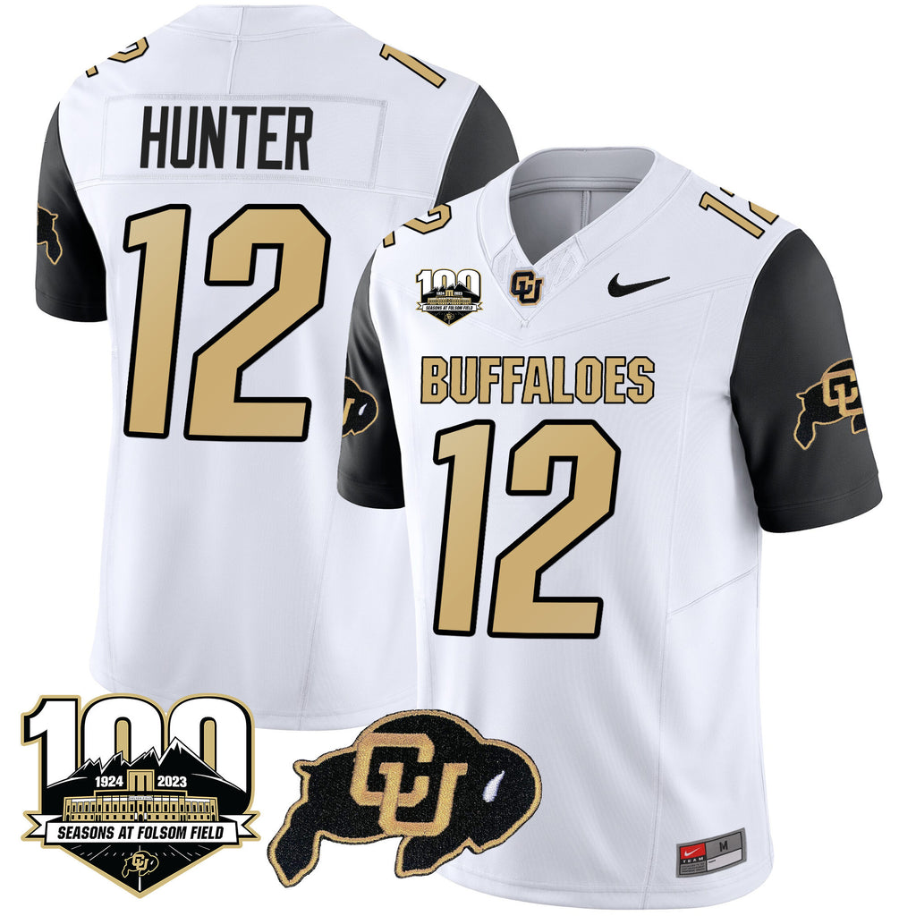 Men's Colorado Buffaloes 100 Seasons Patch Vapor Limited Jersey - All Stitched